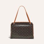 Goyard Rouette Souple Bag Black & Tan - Image 3